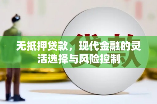 江陵无抵押贷款，现代金融的灵活选择与风险控制