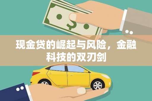 江陵现金贷的崛起与风险，金融科技的双刃剑
