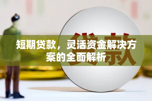 江陵短期贷款，灵活资金解决方案的全面解析