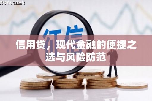 江陵信用贷，现代金融的便捷之选与风险防范